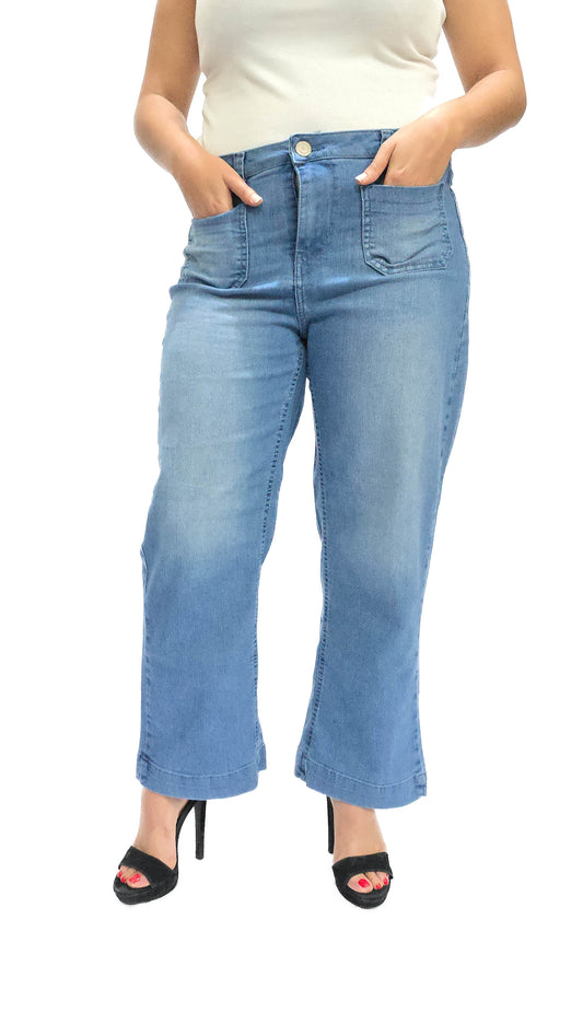 Mary Estefan Jeans de pierna recta estilo jogger para mujer de todo el año