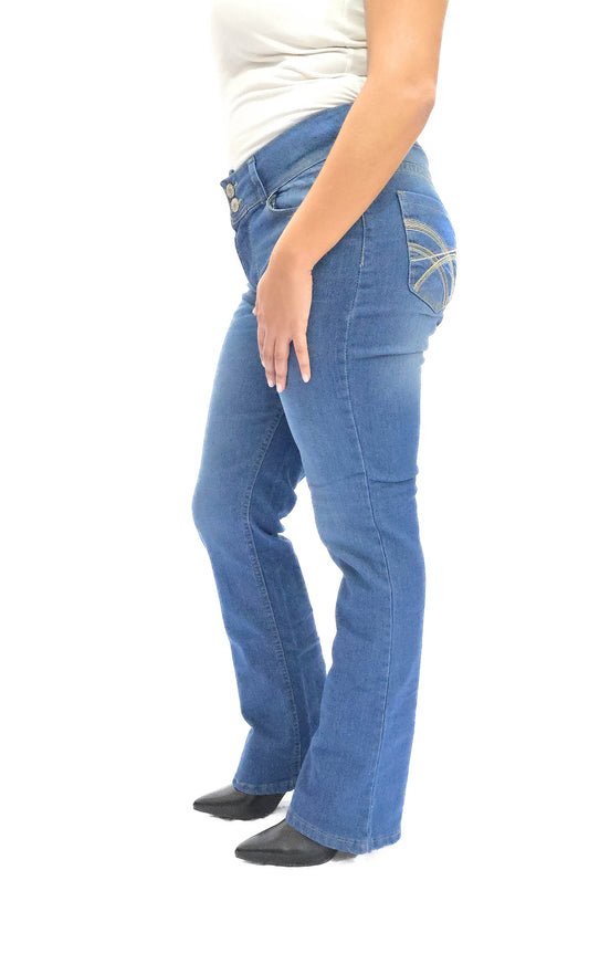 PANTALON VAQUERO BORDADO
