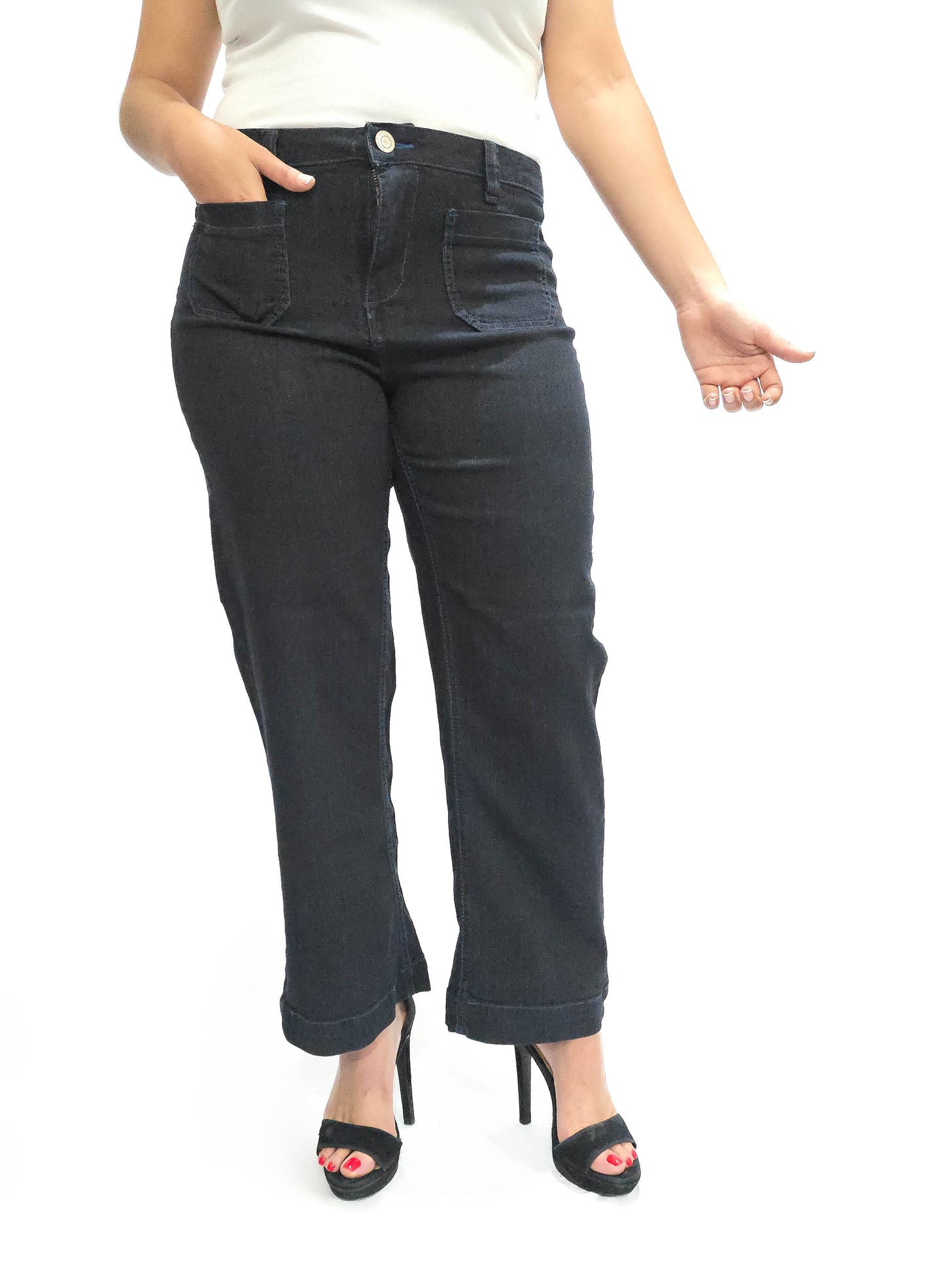Pantalon Mary Estefan Cowboy bordado para dama