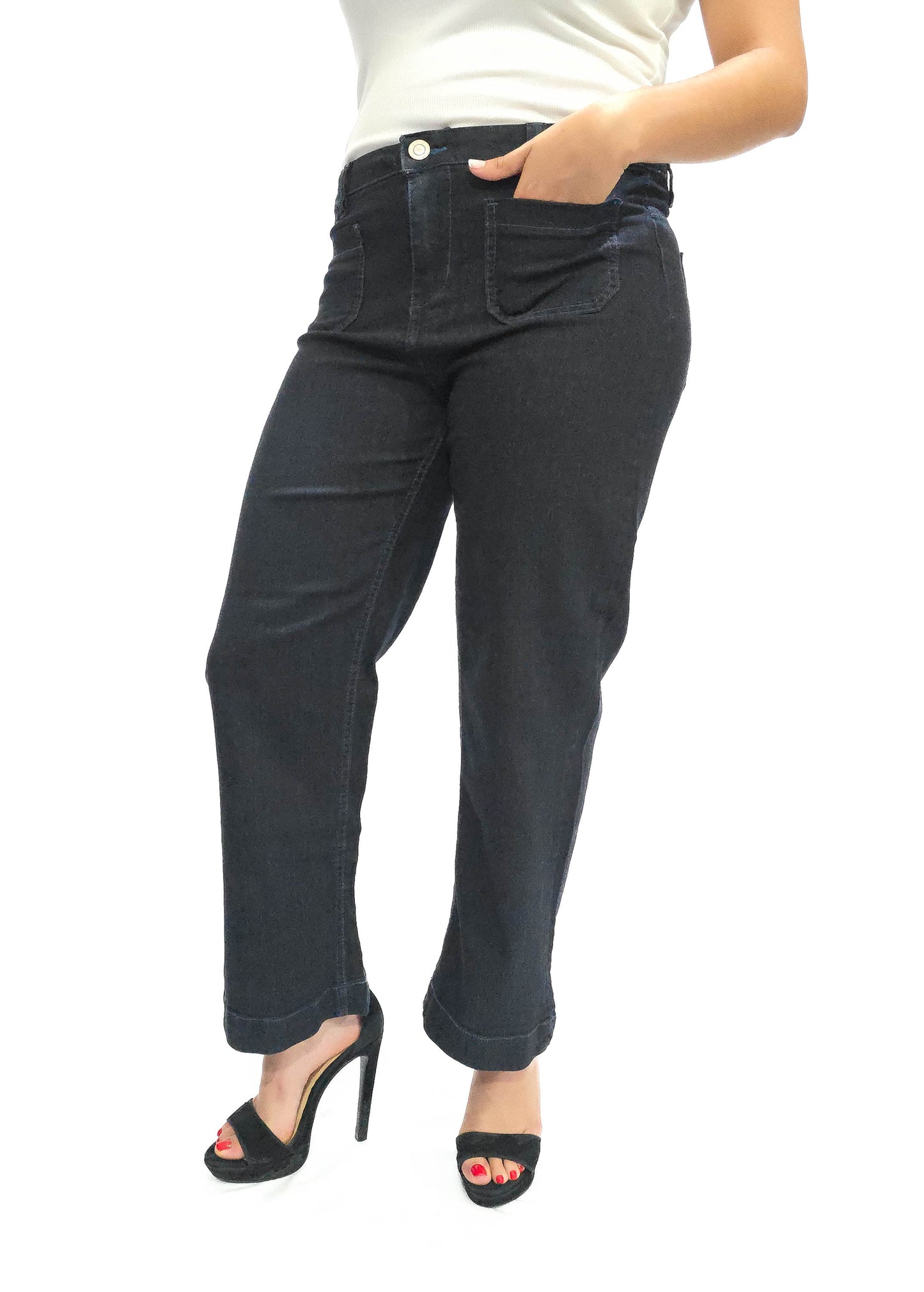 Pantalon Mary Estefan Cowboy bordado para dama
