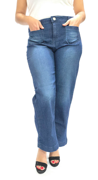 Pantalon Mary Estefan Cowboy bordado para dama