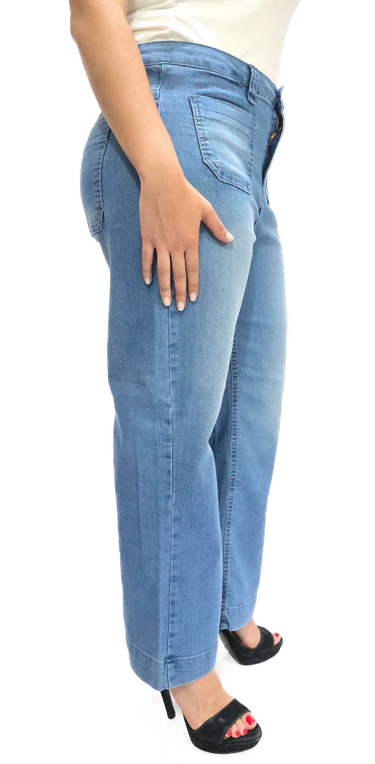 Mary Estefan Jeans de pierna recta estilo jogger para mujer de todo el año