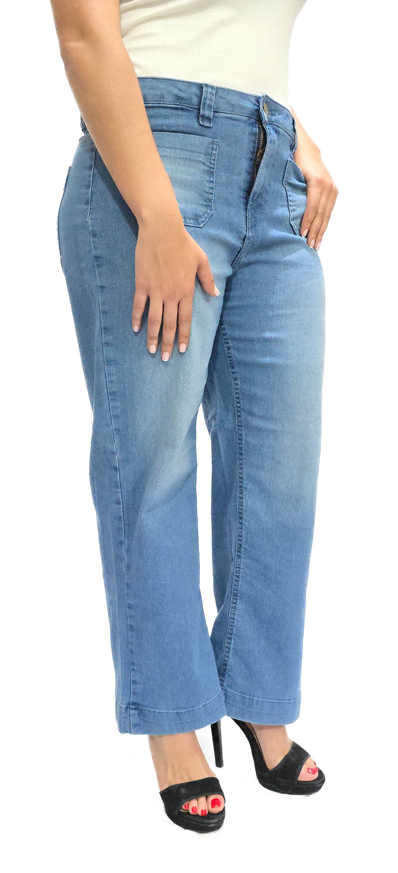 Mary Estefan Jeans de pierna recta estilo jogger para mujer de todo el año