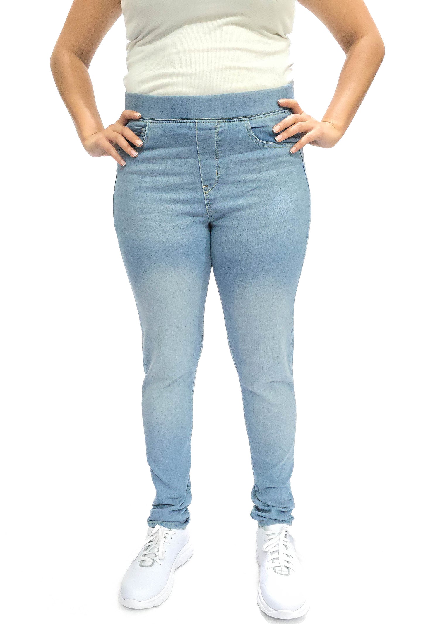 Mary Estefan Jeans de pierna recta estilo jogger para mujer de todo el año