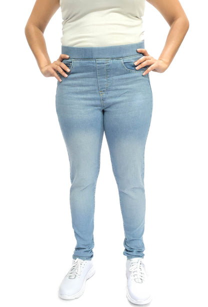 Mary Estefan Jeans de pierna recta estilo jogger para mujer de todo el año