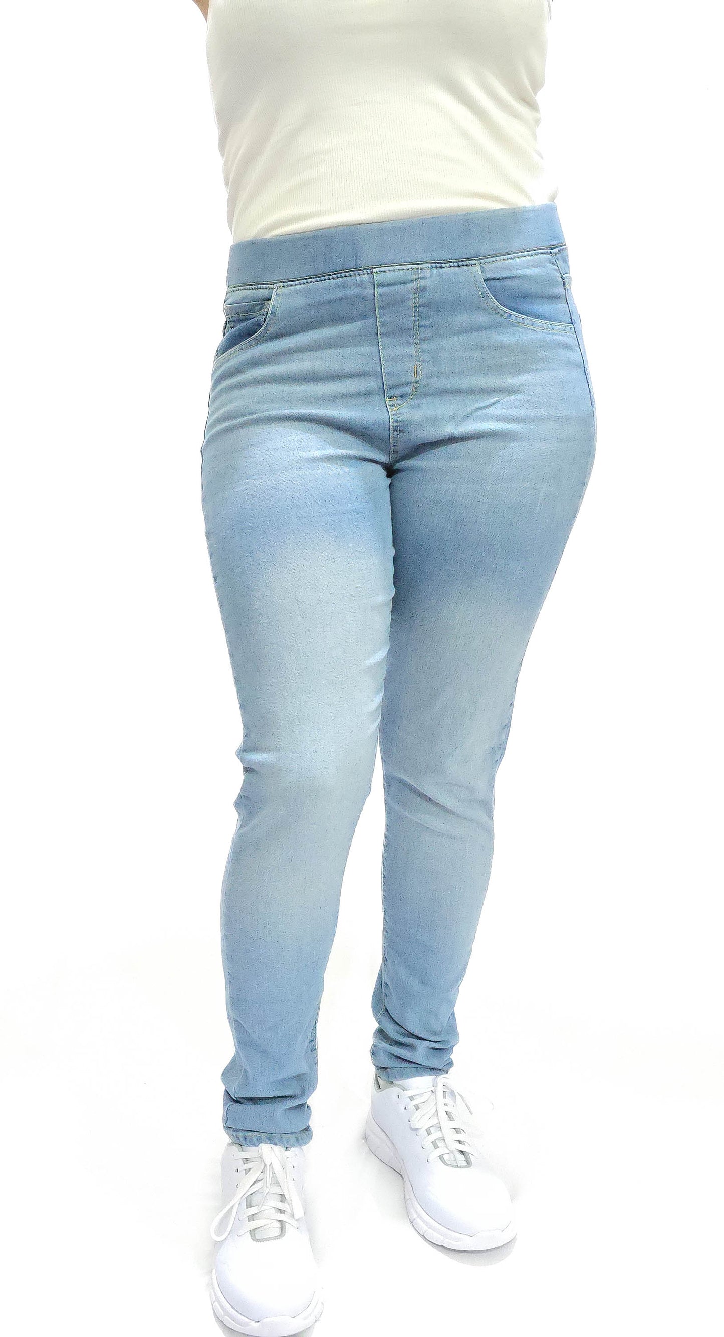 Mary Estefan Jeans de pierna recta estilo jogger para mujer de todo el año