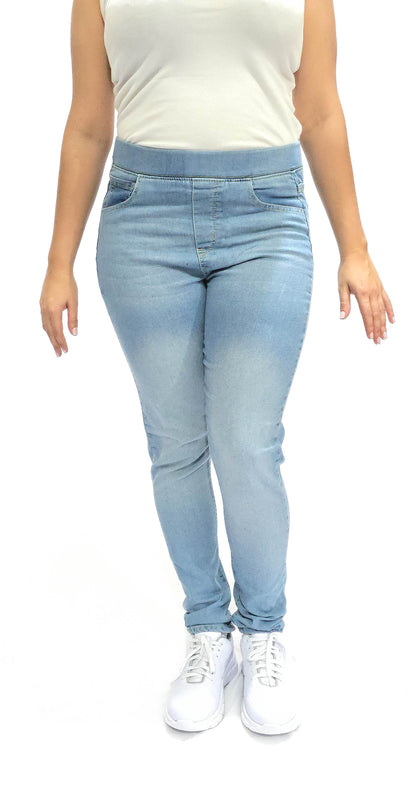 Mary Estefan Jeans de pierna recta estilo jogger para mujer de todo el año