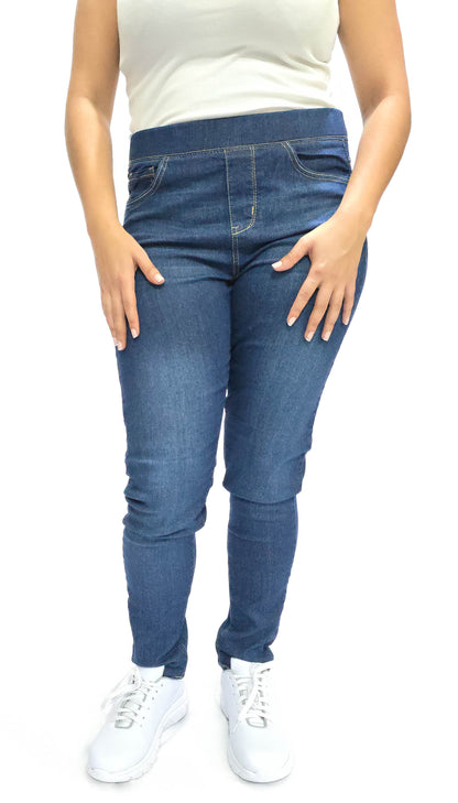 Mary Estefan Jeans de pierna recta estilo jogger para mujer de todo el año
