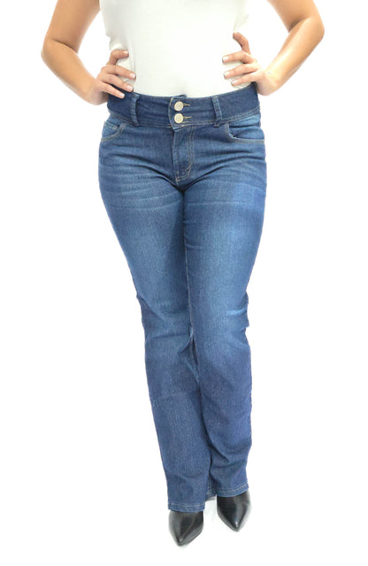 Pantalon Vaquero bordado para dama de Mary Estefan