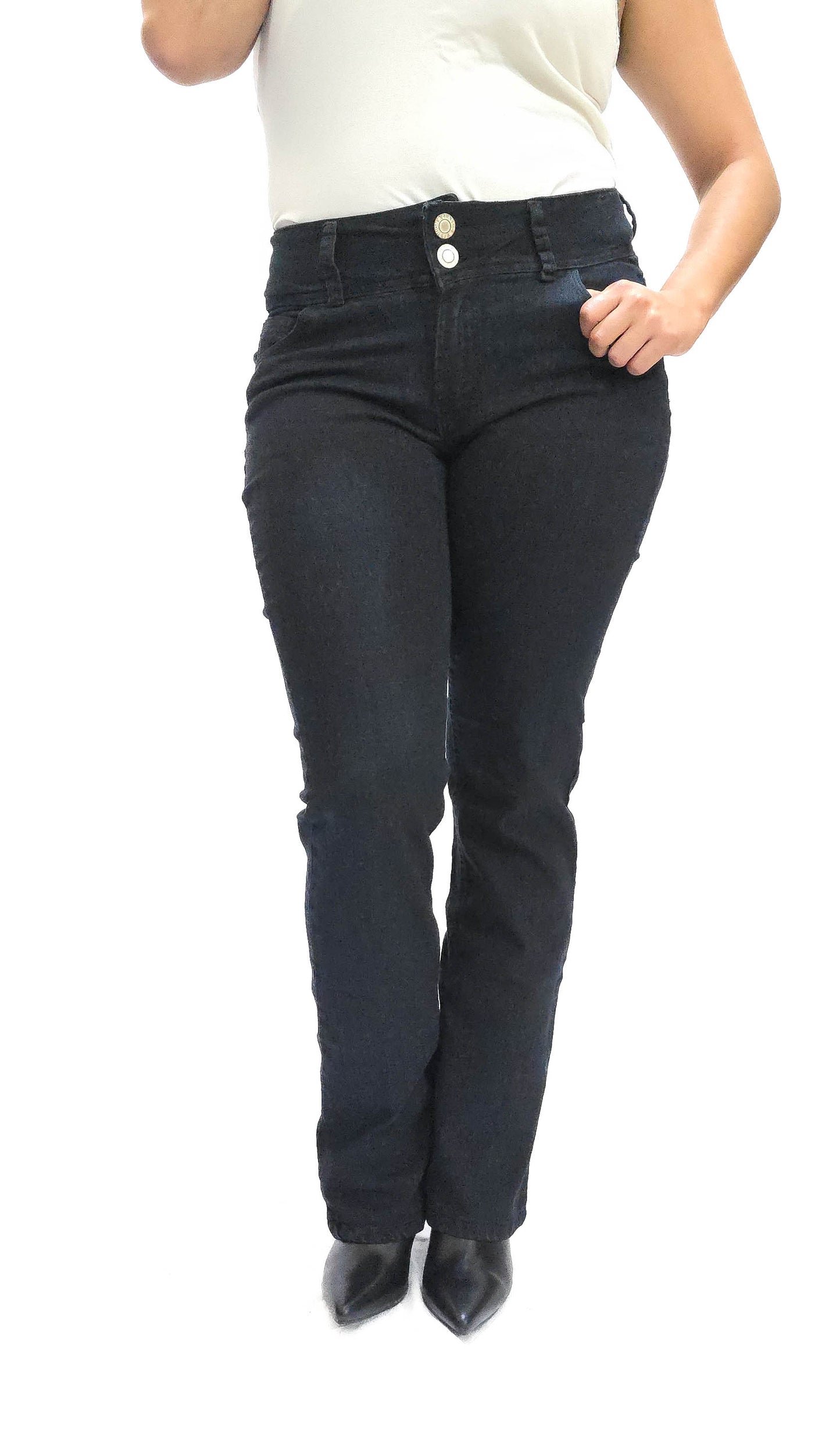 Pantalon Vaquero bordado para dama de Mary Estefan