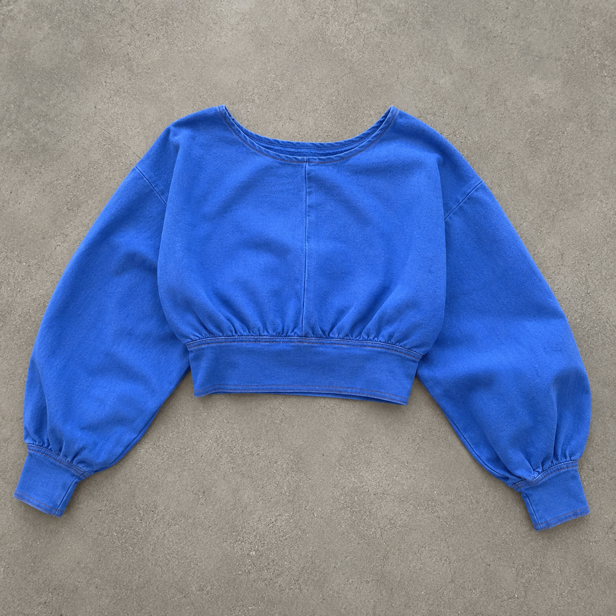 VYKA Crop top de mezclilla de manga larga y estilo informal para mujer, adecuada para top de mezclilla de invierno, estilo chic, color azul claro